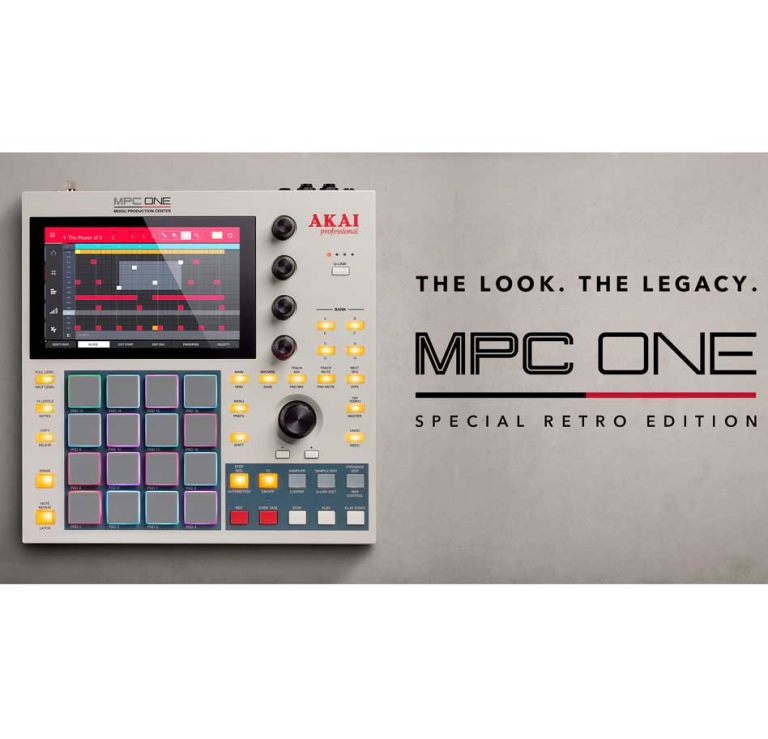 Akai Professional MPC One Retro Special Edition Standalone Sampler And