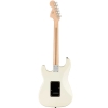 Fender Squier Affinity Series Stratocaster Indian Laurel Fingerboard HH 6 String Electric Guitar with Gig Bag BPG Olympic White 0378051505