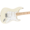 Fender Squier Affinity Stratocaster Indian Maple Fingerboard SSS Electric Guitar with Gig Bag Olympic White 0378002505