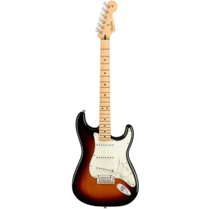 Fender Player Stratocaster Maple Fingerboard SSS Electric Guitar with Gig Bag 3-Tone Sunburst 0144502500.