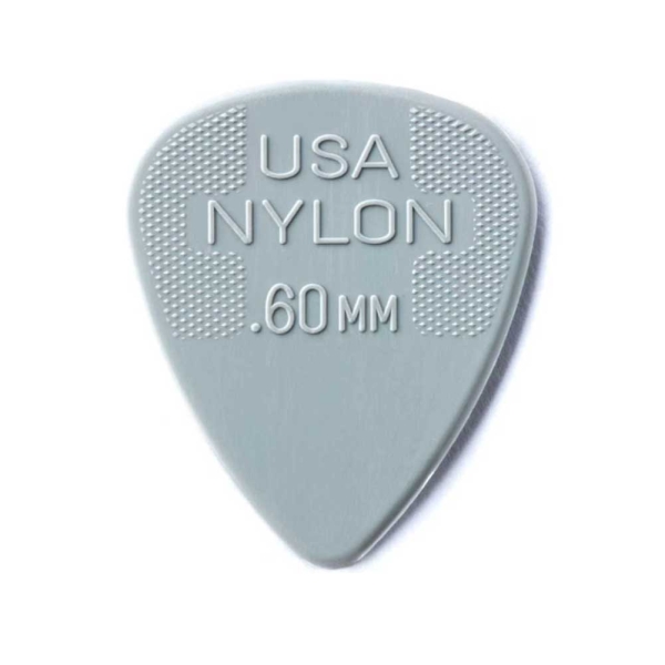 Dunlop Nylon Standard Pick 44P060 .60mm 12 Pcs Player's Pack picks