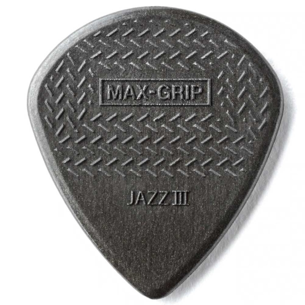 Dunlop MAX-GRIP JAZZ III Carbon Fiber Pick 471R-3C 24 Pcs Player's Pack picks