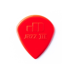 Dunlop Jazz III Nylon Pick 47R3N Red 24 Pcs Player's Pack picks