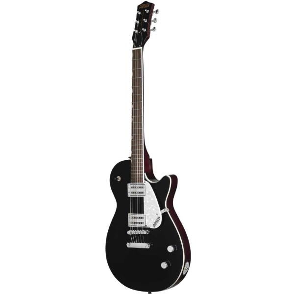 Gretsch G5425 Black Jet Club Rosewood Fingerboard Electromatic Electric Guitar Les Paul Shape 2519010506