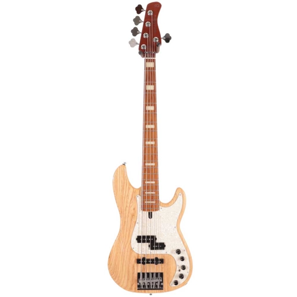 Sire Marcus Miller P8 Swamp Ash Natural 5 String 2nd Gen Bass Guitar with Gig Bag