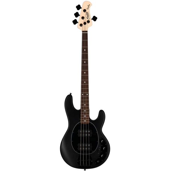 Sterling RAY4HH-SBK-J1 by Music Man Stingray HH Bass Guitar 4 String