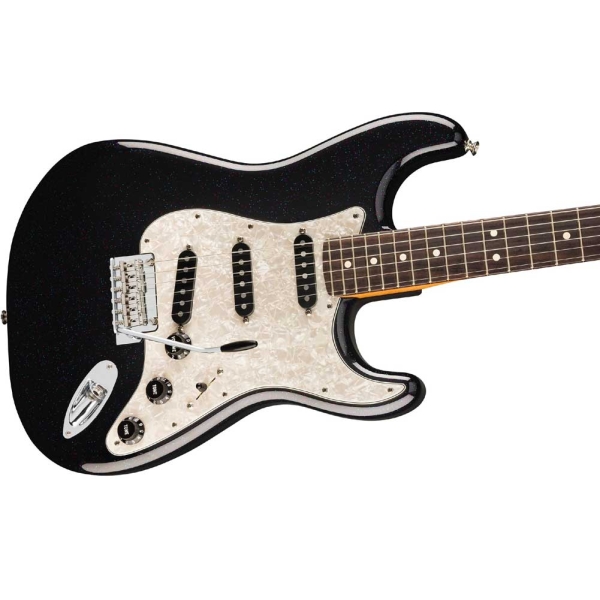 Fender 70th Anniversary Player Stratocaster Rosewood Fingerboard SSS with Deluxe Gig Bag Nebula Noir 0147040397