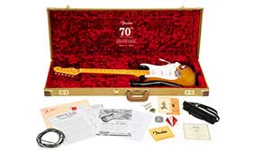 70TH ANNIVERSARY STRATOCASTER CASE AND ACCESSORY KIT