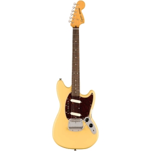 Fender Squier Classic Vibe 60s Mustang Indian Laurel Fingerboard 6 String Electric Guitar Vintage White 374080541