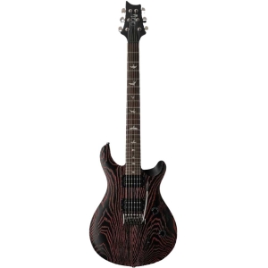 PRS SE Swamp Ash CE 24 SB44 Sandblasted Red Sandblasted Limited Edition Maple Fingerboard Electric Guitar 6 String with Gig Bag 1142611S