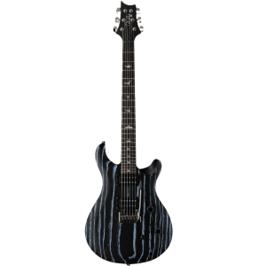 PRS SE Swamp Ash CE 24 SB44 Sandblasted Blue Sandblasted Limited Edition Maple Fingerboard Electric Guitar 6 String with Gig Bag 1142613S