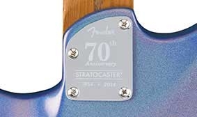 70TH ANNIVERSARY STRATOCASTER NECK PLATE