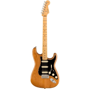 Fender American Professional II Stratocaster Maple Fingerboard HSS Electric Guitar with Deluxe Molded Case Roasted Pine 0113912763