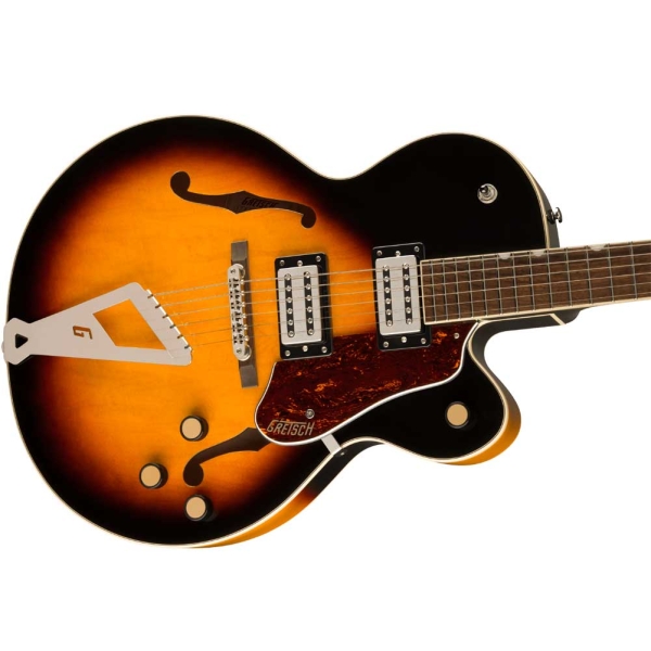 Gretsch G2420 Aged Brooklyn Burst Streamliner Hollow Body with Chromatic II Tailpiece Laurel Fingerboard BroadTron BT-3S Pickups 2817000537