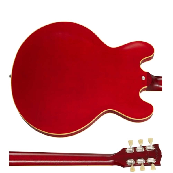 Gibson ES-335 Satin Cherry Center block Maple Semi Hollowbody Electric Guitar with Hardcase ES35S00WCNH1