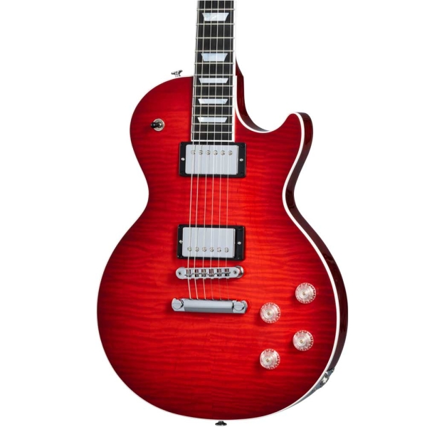 Gibson Les Paul Modern Figured Electric Guitar with Hardcase Cherry Burst LPM01B6CH1