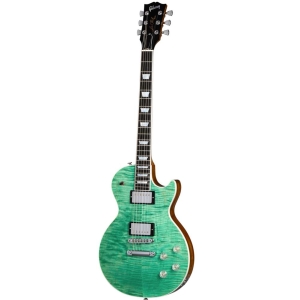 Gibson Les Paul Modern Figured Electric Guitar with Hardcase Seafoam Green LPM01SFCH1