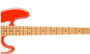 9.5“-RADIUS MAPLE OR ROSEWOOD FINGERBOARD WITH ROLLED EDGES