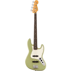 Fender Player II Jazz Bass Slab Rosewood Fingerboard JJ Bass Guitar 4 string with Gig bag Birch Green 0140480565