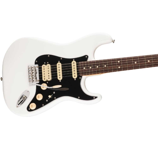 Fender Player II Stratocaster Slab Rosewood Fingerboard HSS Electric Guitar with Gig bag Polar White 0140540515