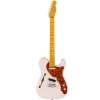 Fender American Professional II Telecaster Thinline Maple Fingerboard SS Electric Guitar with Deluxe Molded Case White Blonde 171022701