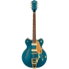 Gretsch Electromatic™ Pristine LTD Petrol Center Block Double-Cut with Bigsby® Laurel Fingerboard Semi-Hollowbody Electric Guitar with P-90E Pickups 2508630548