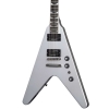 Gibson Dave Mustaine Flying V EXP Electric Guitar Hardshell Case Silver Metallic DSVX00S1BC1