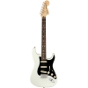 Fender American Performer Stratocaster Rosewood Fingerboard SSS Electric Guitar with Deluxe Gig Bag Satin Artic White 0114910380