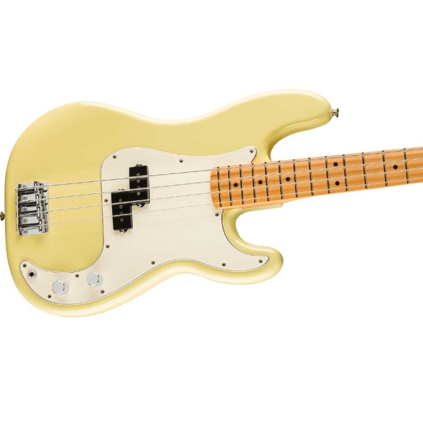 Fender Player II Precision Bass Maple Fingerboard Bass Guitar with Gig Bag Hialeah Yellow 0140472561