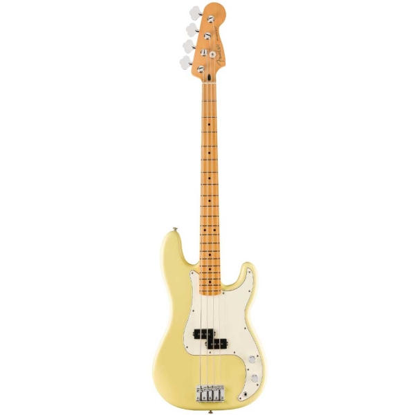 Fender Player II Precision Bass Maple Fingerboard Bass Guitar with Gig Bag Hialeah Yellow 0140472561