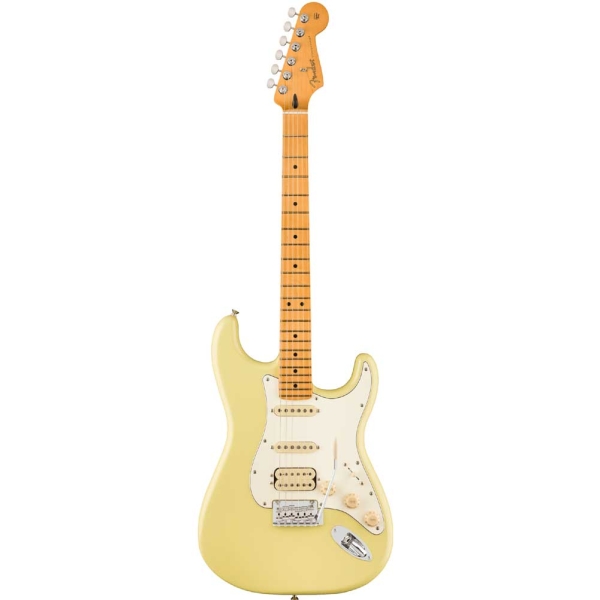 Fender Player II Stratocaster Maple Fingerboard HSS Electric Guitar with Gig bag Hialeah Yellow 0140542561