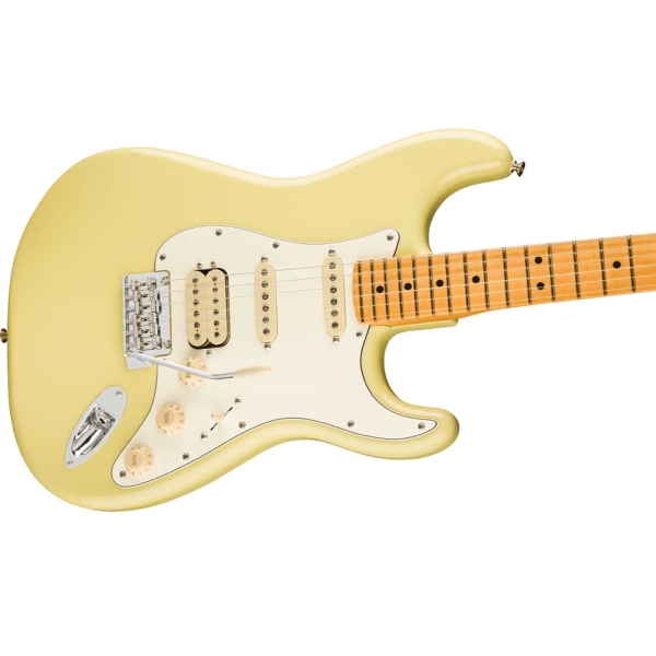 Fender Player II Stratocaster Maple Fingerboard HSS Electric Guitar with Gig bag Hialeah Yellow 0140542561