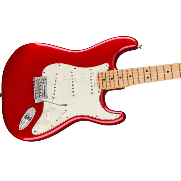 Fender Player Stratocaster Roasted Maple Fingerboard Limited Edition SSS Electric Guitar with Gig Bag Candy Apple Red 0144502509