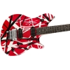 EVH Wolfgang Special Satin Striped Red White Black Ebony Fingerboard Electric Guitar 5107702315