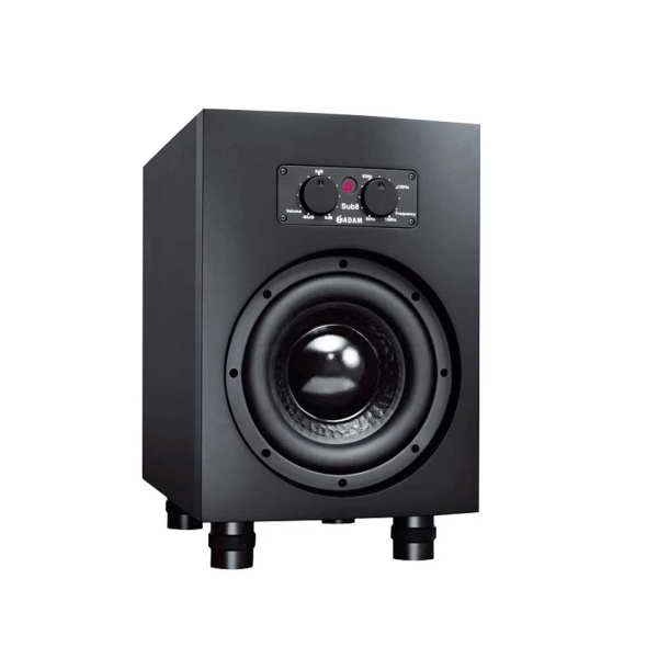 Adam Audio Sub8 160 Watts Active Studio Subwoofer 1x8 inch Driver and Wireless Remote Black