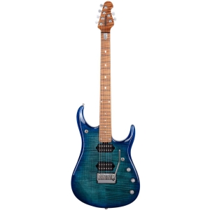 Ernie Ball Music Man JP15 Cerulean Paradise Flame 6 String Electric Guitar