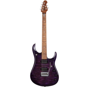 Ernie Ball Music Man JP15 Purple Nebula Flame Top 6 String Electric Guitar 661-JJF-10-00-MB-CR