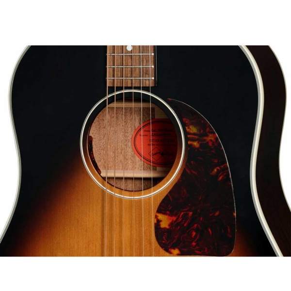 Epiphone 1942 Banner J-45 Vintage Sunburst VOS L.R. Baggs VTC Electro Acoustic Guitar with Hardcase ECJ4542VSVNH11942