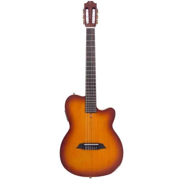 Sire Larry Carlton G5N Tobacco Sunburst Satin Solidbody with Piezo Pickup Electro Acoustic Classical Guitar with Gig Bag