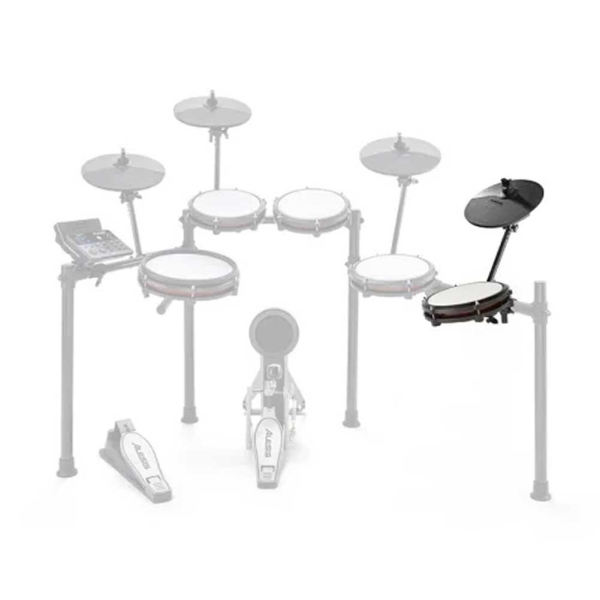 Alesis Nitro Max Expansion Kit with 8" Tunable Tom Pad 10" Choke-able Cymbal Pad Mounting Hardware and 2x 6.25' TRS Cables NITROMAX EXPANSION PACK