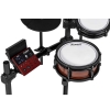 Alesis Nitro Pro Eight Piece Electronic Drum Kit with Dual Zone Quiet Mesh Pads 500+ Authentic BFD Sounds Bluetooth Drumeo USB MIDI Double Kick compatible NITROPROKIT