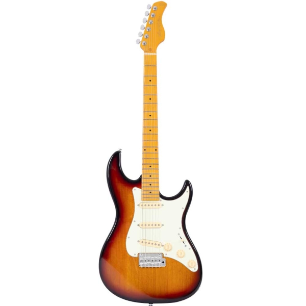 Sire Larry Carlton S5 3-Tone Sunburst SSS 2nd Gen Traditional S-style Electric Guitar with Gig Bag