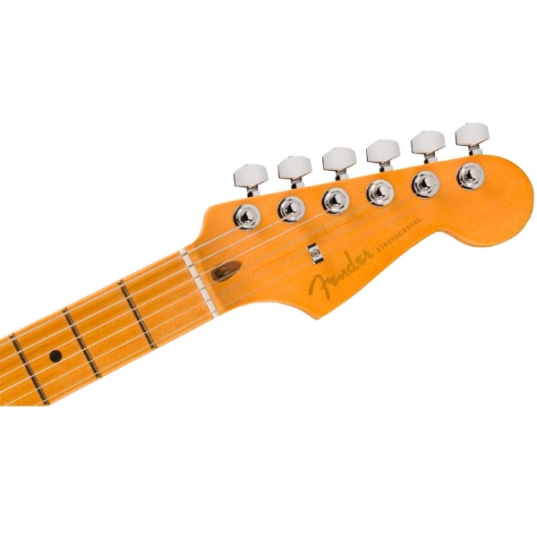 Fender American Ultra II Stratocaster Maple Fingerboard SSS Noiseless Pickups with Deluxe Molded Hardshell Case Avalanche 0119142796