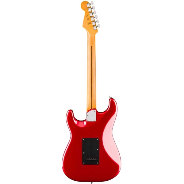 Fender American Ultra II Stratocaster Maple Fingerboard HSS Noiseless Pickups with Deluxe Molded Hardshell Case Sinister Red 0119152799