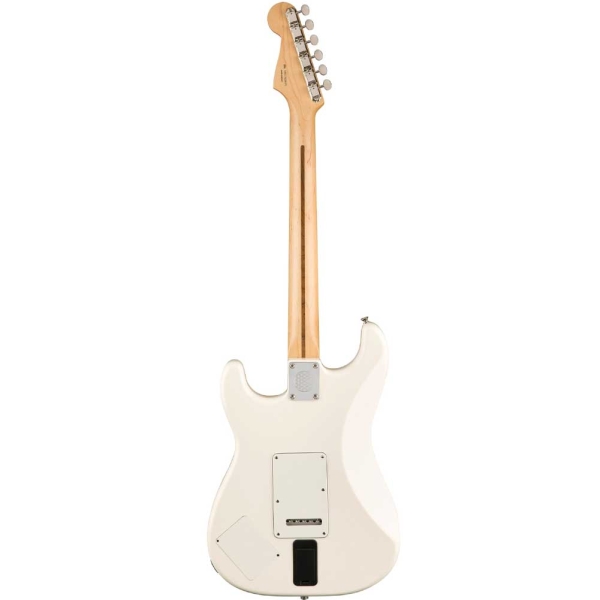 Fender EOB Ed O'Brien Sustainer Stratocaster Maple Fingerboard HSS pickups with Deluxe Gig Bag Olympic White 0140192305