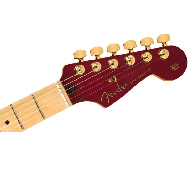 Fender Tash Sultana Sustainer Stratocaster Maple Fingerboard HSS pickups with Deluxe Gig Bag Transparent Cherry 0140282314