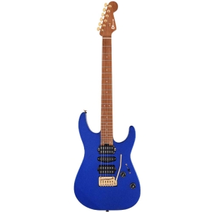 Charvel Pro-Mod DK24 HSH 2PT CM Caramelized Maple Fingerboard Electric Guitar Mystic Blue 2969414527