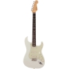 Fender Japanese Traditional 60s Stratocaster Rosewood Fingerboard SSS Electric Guitar with Gig Bag Olympic White 5361200305