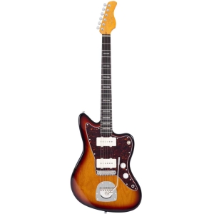 Sire Larry Carlton J5 3-Tone Sunburst Jazzmaster Electric Guitar with Gig Bag