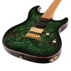 Sire Larry Carlton S10 Transparent Green HSS 2nd Gen Traditional S-style Electric Guitar with Hardcase